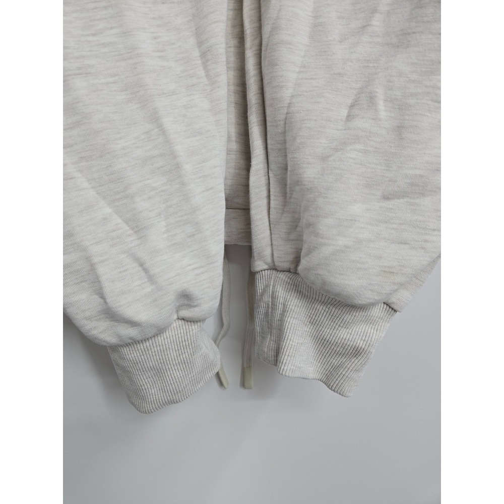 Varley Betsy Sweatshirt Oatmeal Heather Cowl Neck Drawstring Hem Medium - Picture 8 of 14